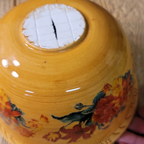 Mediteranian Ceramic Bowl, Floral Planter - Picture 6 of 6